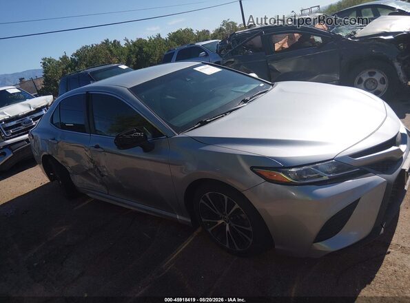 4T1G11AK4LU364285 2020 TOYOTA CAMRY Silver Widok wnętrza z tyłu