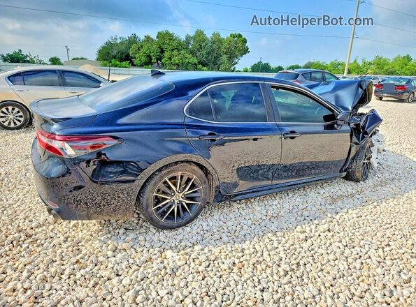 4T1G11AK4NU660975 2022 TOYOTA CAMRY Black Trasero derecho