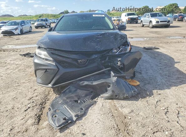 4T1G11AK6LU328811 2020 TOYOTA CAMRY Black Front view