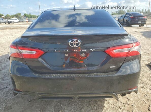 4T1G11AK6LU328811 2020 TOYOTA CAMRY Black Rear view