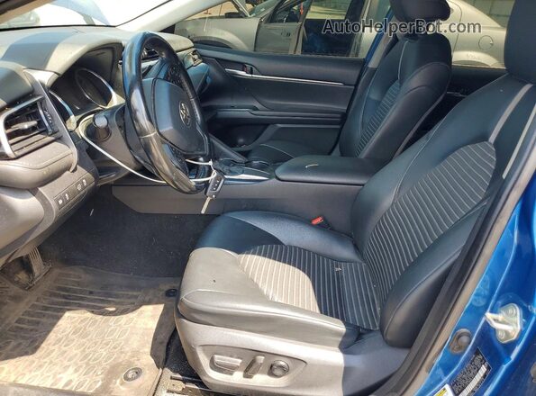 4T1G11AK6LU347343 2020 TOYOTA CAMRY Blue Vista interior delantera