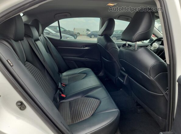 4T1G11AK6LU861659 2020 TOYOTA CAMRY White უკანა სავარძლების ხედი