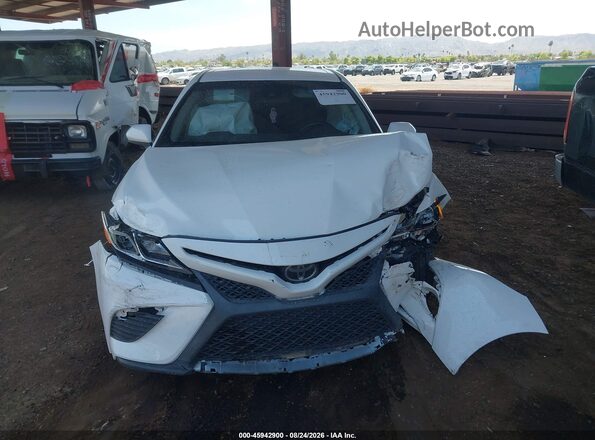 4T1G11AK7LU302427 2020 TOYOTA CAMRY Белый Вид щитка приборов