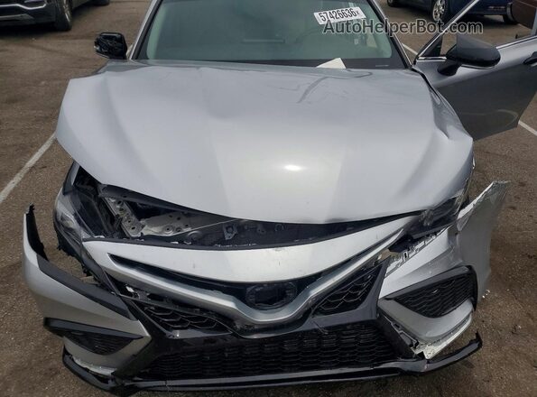 4T1G11AK7NU658525 2022 TOYOTA CAMRY Silver უკანა სალონის ხედი
