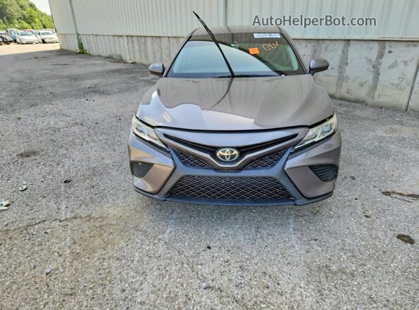 4T1G11AK8LU884103 2020 TOYOTA CAMRY Gray Widok wnętrza z tyłu