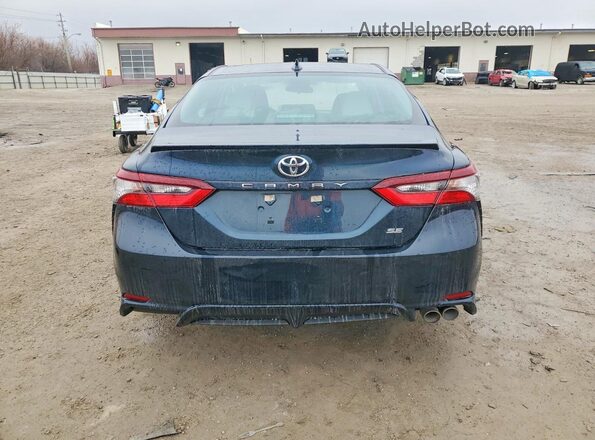4T1G11AK8MU605833 2021 TOYOTA CAMRY Blue უკანა ხედი