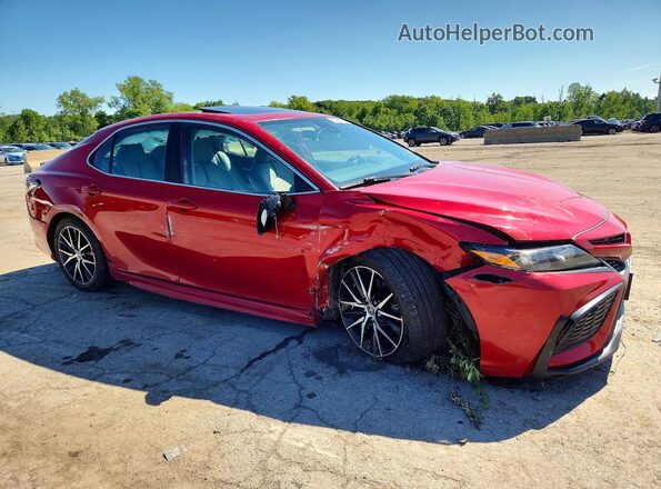 4T1G11BK2MU020082 2021 TOYOTA CAMRY Red Delantero derecho