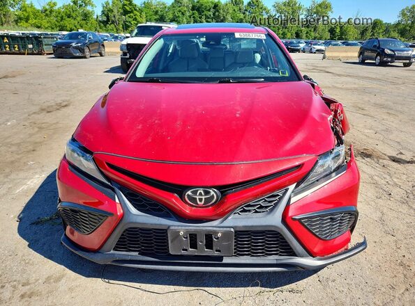4T1G11BK2MU020082 2021 TOYOTA CAMRY Red Vista frontal
