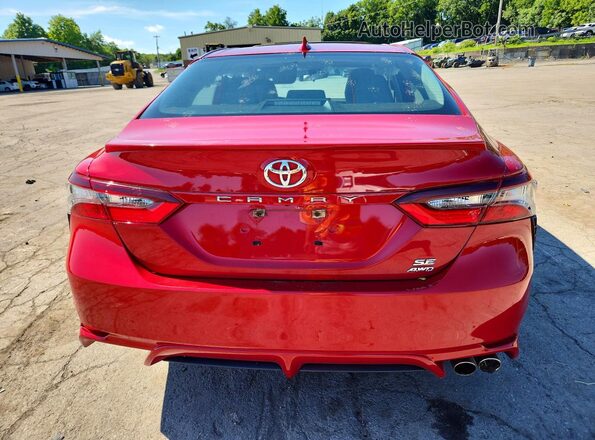 4T1G11BK2MU020082 2021 TOYOTA CAMRY Red Vista trasera