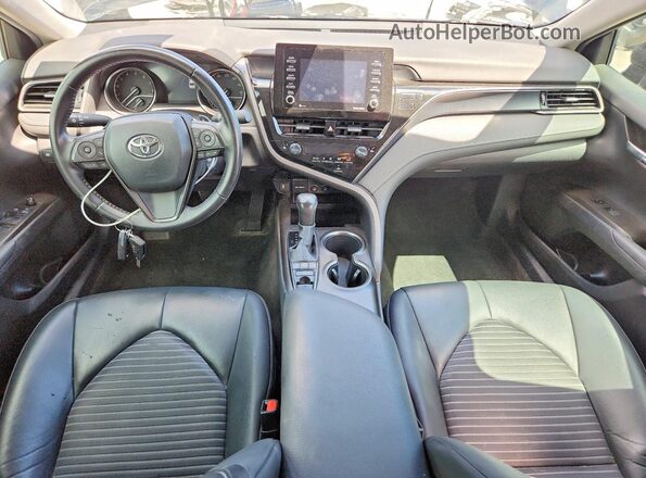 4T1G11BK4NU061444 2022 TOYOTA CAMRY Black წინა პანელის ხედი
