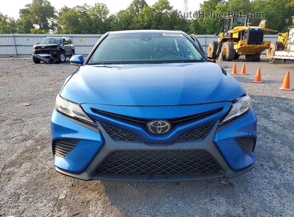 4T1G11BK5LU009589 2020 TOYOTA CAMRY Blue წინა ხედი