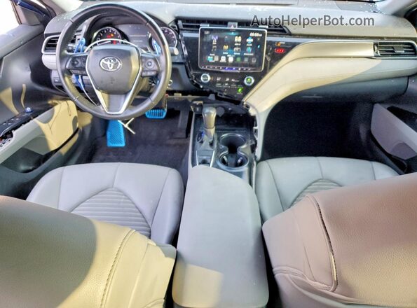 4T1G11BK5LU009589 2020 TOYOTA CAMRY Blue წინა პანელის ხედი