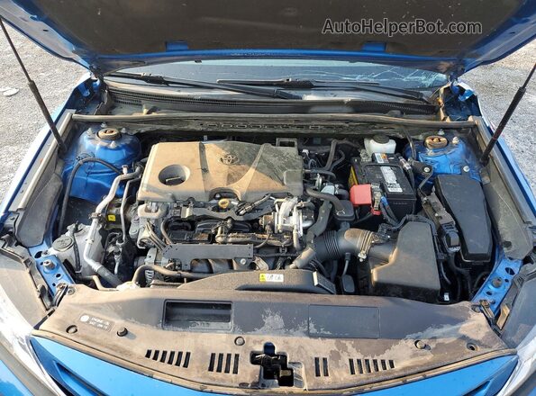 4T1G11BK5LU009589 2020 TOYOTA CAMRY Blue უკანა სალონის ხედი