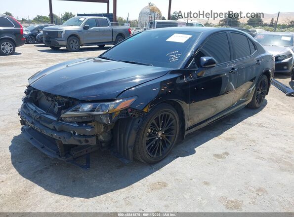 4T1G11BK5MU045851 2021 TOYOTA CAMRY Черный Передняя левая четверть