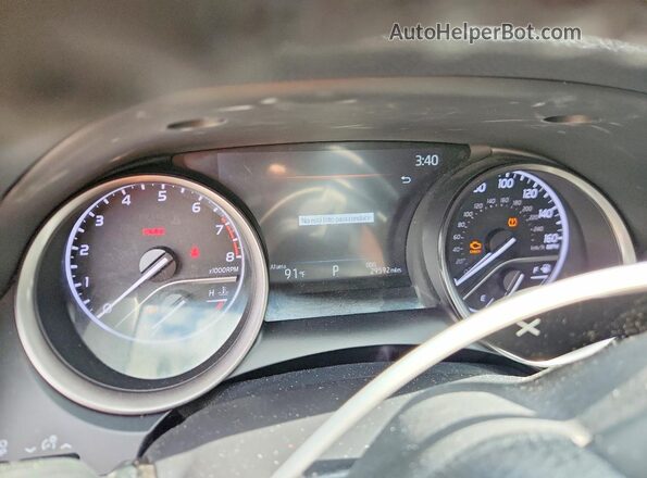4T1G11BK5NU055832 2022 TOYOTA CAMRY Silver Vista del cuadro de instrumentos