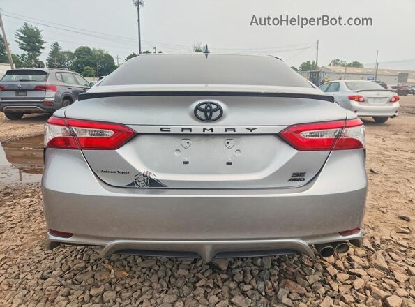 4T1G11BK6LU005356 2020 TOYOTA CAMRY Серебряный Вид сзади