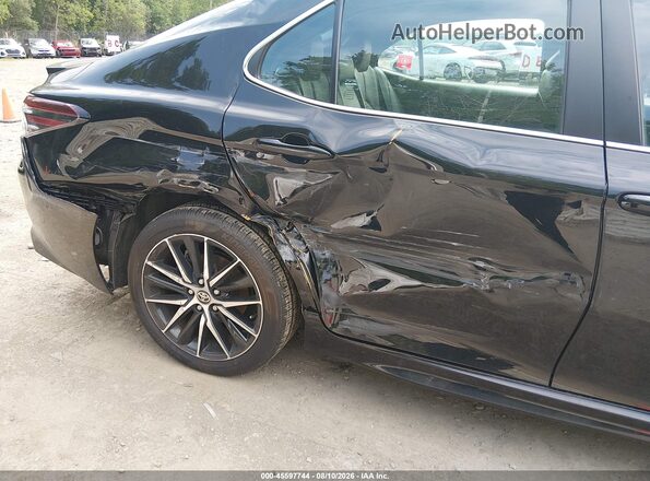 4T1G11BKXNU072299 2022 TOYOTA CAMRY Black Вид спереду