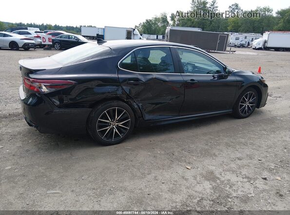 4T1G11BKXNU072299 2022 TOYOTA CAMRY Black Задня права чверть