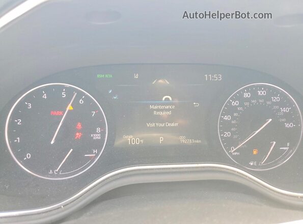 4T1GZ1FB4NU079770 2022 TOYOTA AVALON Синий Вид щитка приборов