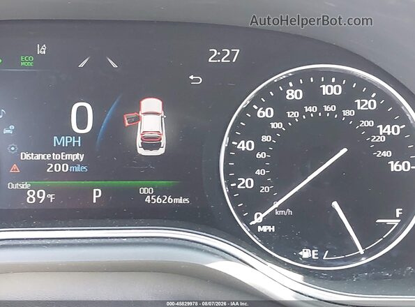 4T1J21FB3LU013590 2020 TOYOTA AVALON HYBRID Gray Vista de los asientos traseros