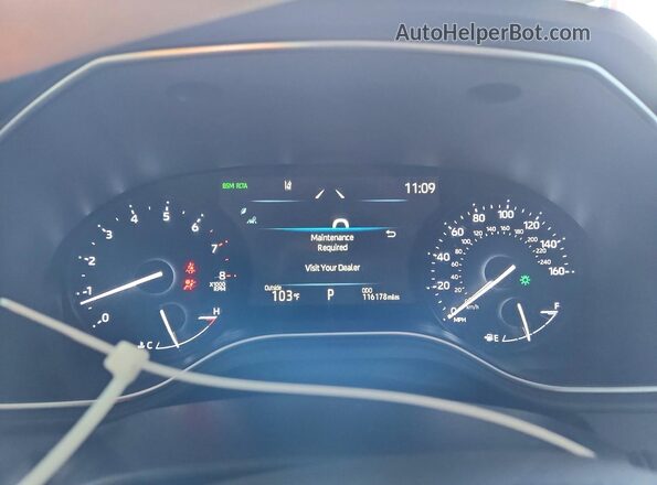 4T1JZ1FB1NU076024 2022 TOYOTA AVALON Угольный Вид щитка приборов