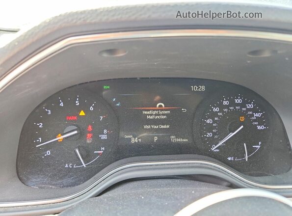 4T1JZ1FB9LU055256 2020 TOYOTA AVALON Black Instrument cluster view