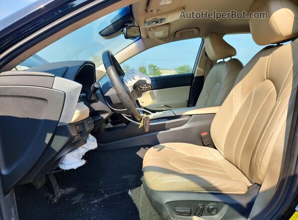 4T1JZ1FB9LU055256 2020 TOYOTA AVALON Black Front interior view