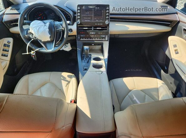 4T1JZ1FB9LU055256 2020 TOYOTA AVALON Black Dashboard view