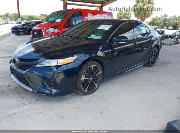 4T1K61AK0LU339962 2020 TOYOTA CAMRY Dark Blue Передняя левая четверть