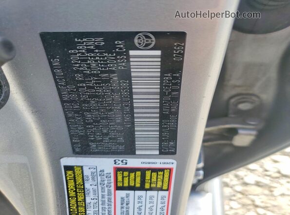 4T1K61AK3LU385382 2020 TOYOTA CAMRY Gray ძრავის განყოფილების ხედი
