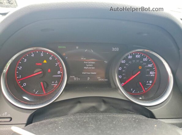 4T1K61AK4LU378313 2020 TOYOTA CAMRY Серебряный Вид щитка приборов