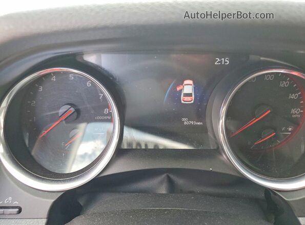 4T1K61AK5LU388218 2020 TOYOTA CAMRY Белый Вид щитка приборов