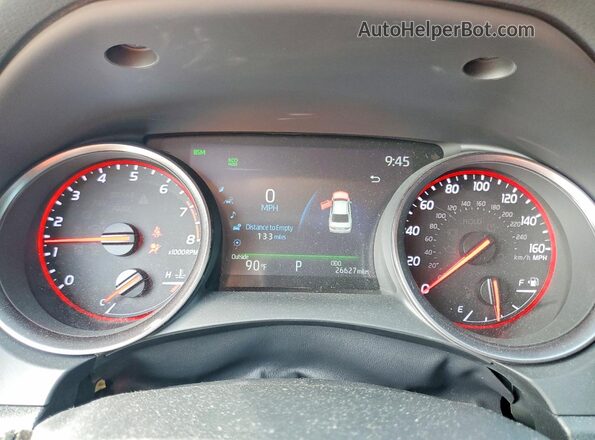 4T1K61AK9PU814823 2023 TOYOTA CAMRY Black Widok zestawu wskaźników