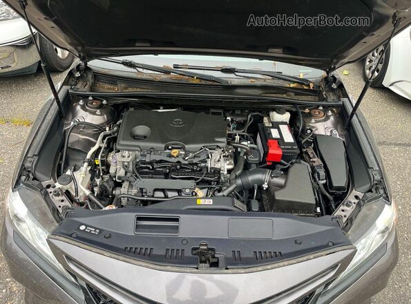 4T1K61BK1LU004546 2020 TOYOTA CAMRY Charcoal წინა სალონის ხედი
