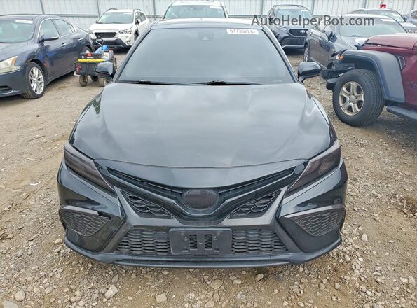 4T1K61BK2MU041526 2021 TOYOTA CAMRY Black წინა ხედი