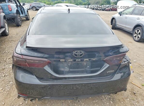 4T1K61BK2MU041526 2021 TOYOTA CAMRY Black უკანა ხედი