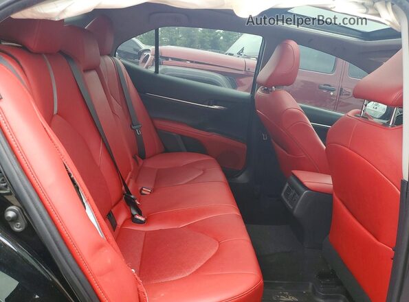 4T1K61BK2MU041526 2021 TOYOTA CAMRY Black უკანა სავარძლების ხედი