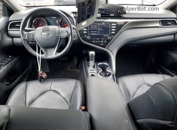4T1K61BK4LU007795 2020 TOYOTA CAMRY Black Առջևի վահանակի տեսք