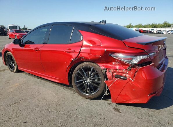 4T1K61BKXMU028071 2021 TOYOTA CAMRY Red Задня ліва чверть