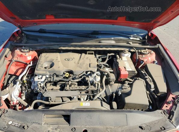 4T1K61BKXMU028071 2021 TOYOTA CAMRY Red Вид задньої частини салону