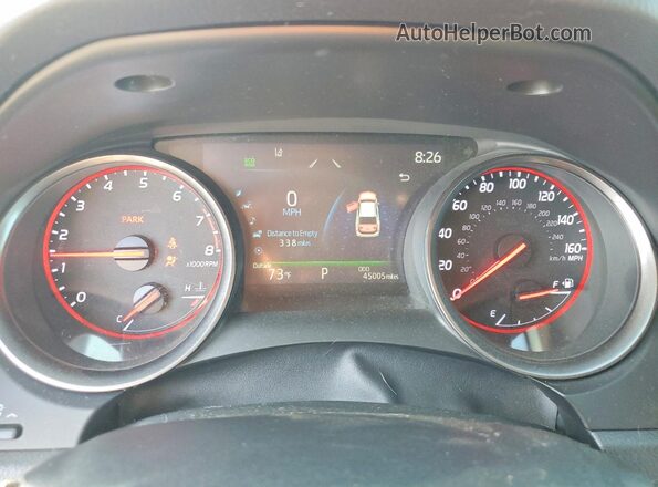 4T1K61BKXMU028071 2021 TOYOTA CAMRY Red Вид щитка приладів