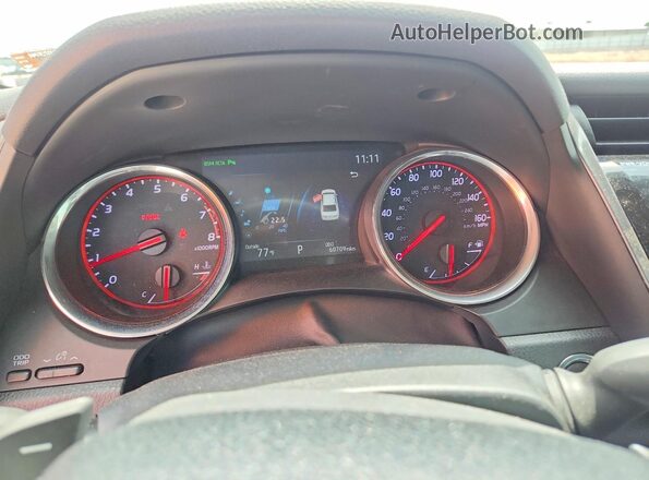 4T1KZ1AK1LU046370 2020 TOYOTA CAMRY White ხელსაწყოთა პანელის ხედი