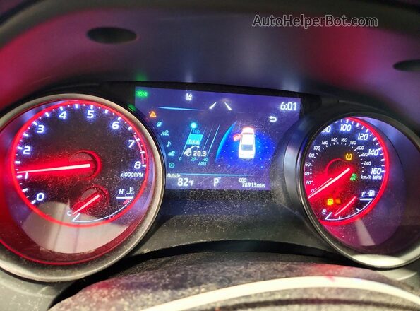 4T1KZ1AK3MU047649 2021 TOYOTA CAMRY Blue Սարքավորումների վահանակի տեսք