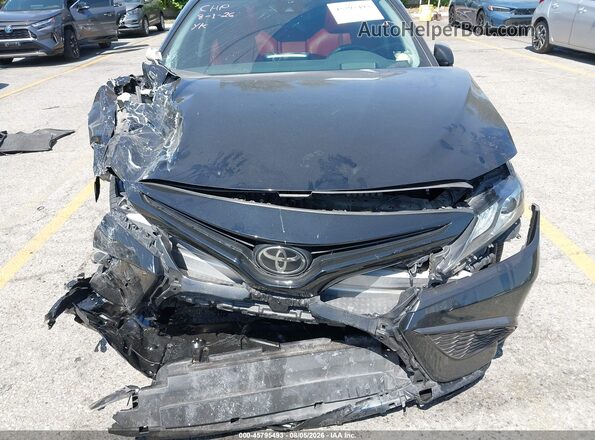 4T1KZ1AK4NU063134 2022 TOYOTA CAMRY Black Widok zestawu wskaźników
