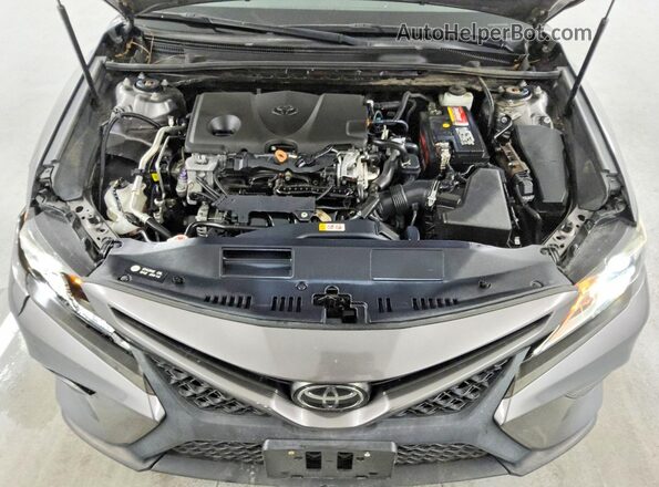 4T1M11AK6LU891313 2020 TOYOTA CAMRY Gray Widok wnętrza z tyłu