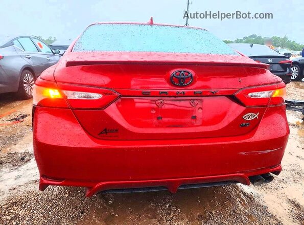 4T1M11AK7LU388115 2020 TOYOTA CAMRY Red Vista trasera