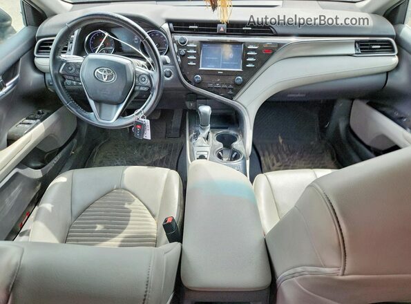 4T1M11BK3LU017919 2020 TOYOTA CAMRY Charcoal Առջևի վահանակի տեսք