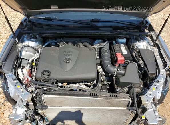 4T1NZ1AK9LU034545 2020 TOYOTA CAMRY Silver Вид задньої частини салону
