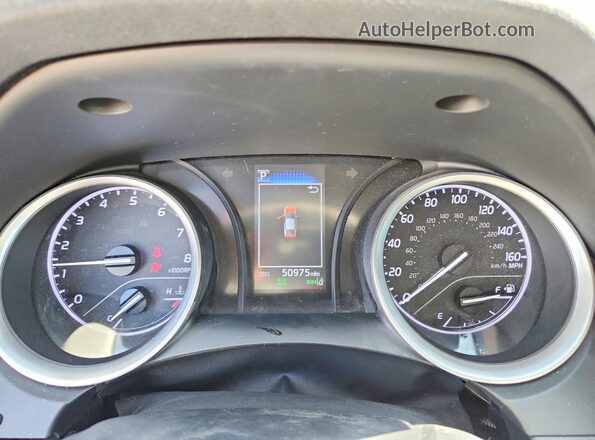 4T1R11AK0NU637802 2022 TOYOTA CAMRY Серебряный Вид щитка приборов