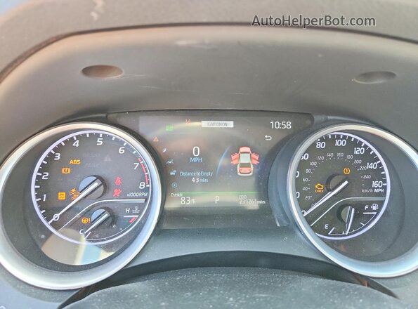 4T1R11BK4PU080653 2023 TOYOTA CAMRY Gray Instrument cluster view